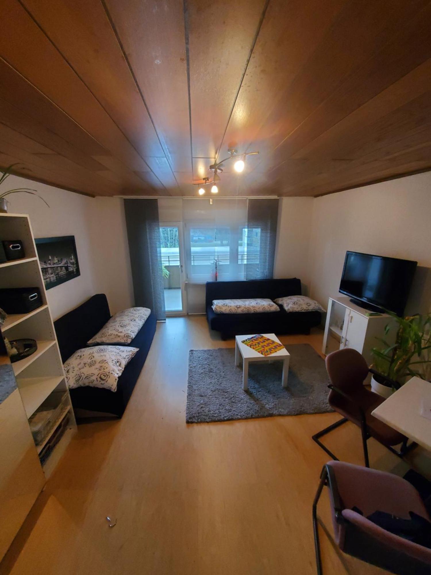 Einzimmerwohnungmit Grossem Balkon Mietersheim Exteriér fotografie